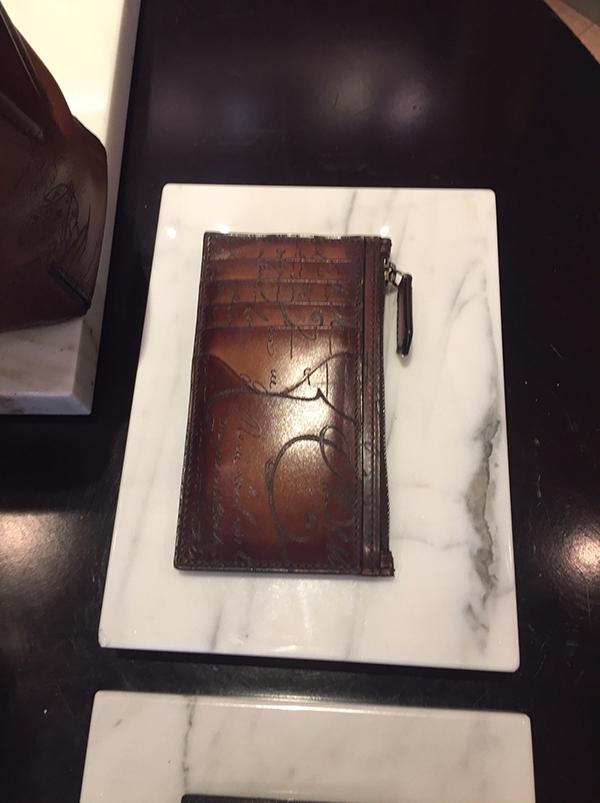 ベルルッティ Koa Maxi Leather Zipped Card Holder 9040810